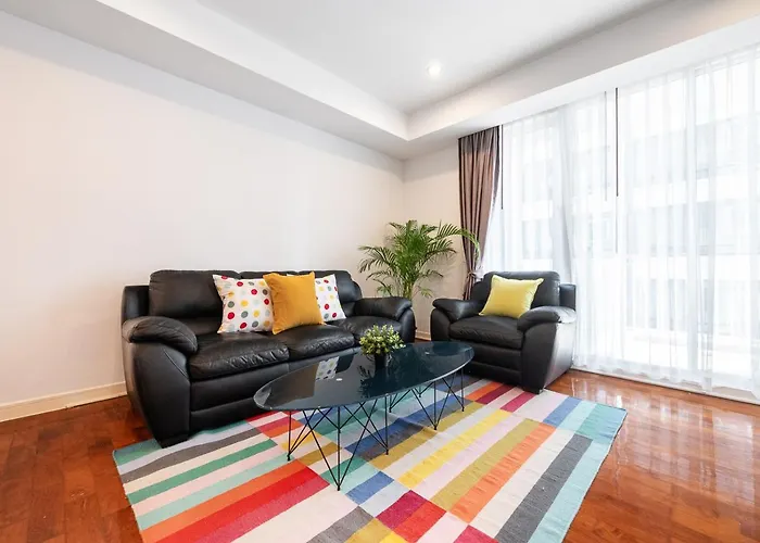 Bts Phromphong Sukhumvit 24 Family 2 Bedroom 2 Bathroom 公寓 曼谷