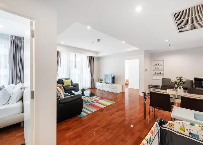 Bts Phromphong Sukhumvit 24 Family 2 Bedroom 2 Bathroom 公寓 曼谷